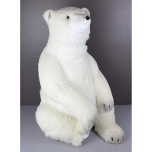 34"H X 24.5"W WHITE POLAR BEAR