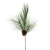 30" LONG NEEDLE PINE SPRAY WITH CONE