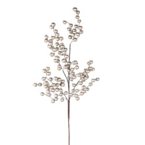 29" MATTE PLATINUM CRABAPPLE SPRAY