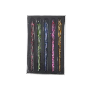 7.25" MULTICOLOR ICICLE ORNAMENT - BOX OF 5