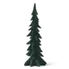 24.75" DARK GREEN VELVET TABLETOP TREE