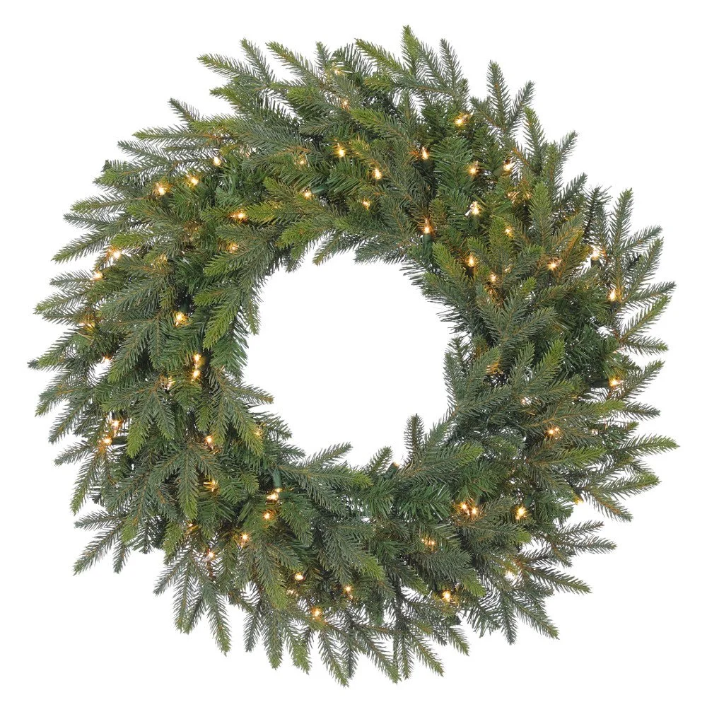 36" DELUXE TRINITY PRELIT WREATH