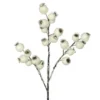 23″ WHITE WATERPROOF SNOW CRABAPPLE SPRAY