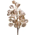 26" CHAMPAGNE/ GOLD GLITTER RUSCUS SPRAY
