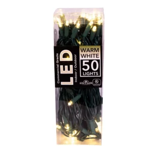 50 LIGHTS 5MM WW LED LIGHT SET