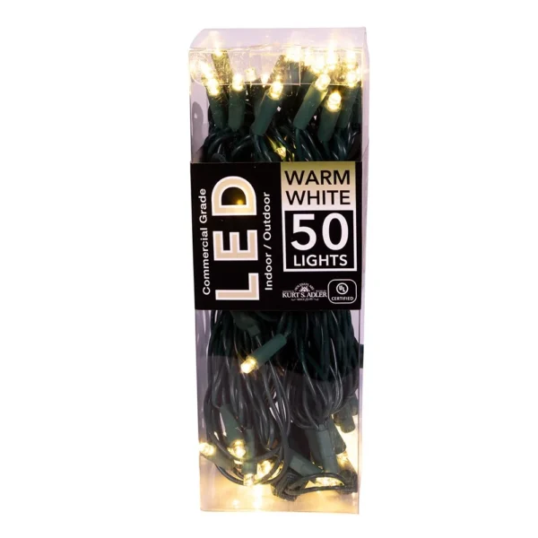 50 LIGHTS 5MM WW LED LIGHT SET