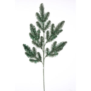 29.5" GREEN GLITTER PINE SPRAY