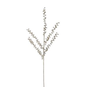 27" CHAMPAGNE METALLIC EYELASH BERRY SPRAY
