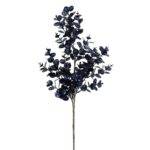 27" METALLIC NAVY EUCALYPTUS SPRAY