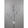 25" WHITE/ NATURAL ICED TWIG SPRAY