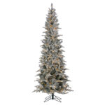 9'x44"D SNOWCREST PENCIL TREE