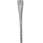 9.75" CLEAR GLASS ICICLE ORNAMENT WITH FLAT TOP