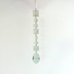 8.5" CLEAR ACRYLIC DROP ORNAMENT