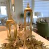 LANTERN AND DEER TABLETOP SET