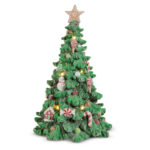 16" LIGHTED GINGERBREAD COOKIE TREE
