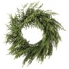 30"D JUST-CUT NATURAL TOUCH NORFOLK PINE UNLIT WREATH