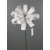 20" IVORY SNOW RIBBON SPRAY