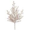 22" PLATINUM GLITTER HEMLOCK PINE SPRAY