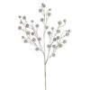 31" PLATINUM GLITTER BALL SPRAY