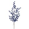 29" METALLIC NAVY BLUE CRABAPPLE SPRAY