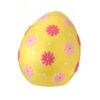 22.75" YELLOW/PINK RESIN OUTDOOR EASTER EGG