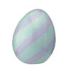 27.5" BLUE/ LAVENDER RESIN OUTDOOR EASTER EGG