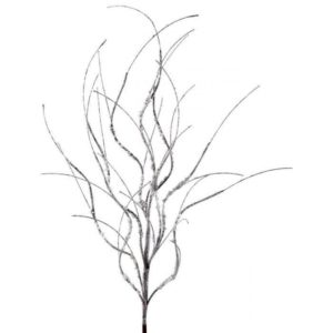 32" FROSTED NATURAL CURLY TWIG SPRAY