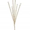 32" CREAM/ GOLD JEWEL AND PEARL STARBUST SPRAY