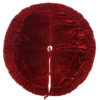 VICKERMAN PLUSH WINE VELVET TREE SKIRT