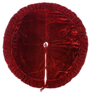 VICKERMAN PLUSH WINE VELVET TREE SKIRT