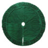 VICKERMAN PLUSH EMERALD GREEN VELVET TREE SKIRT