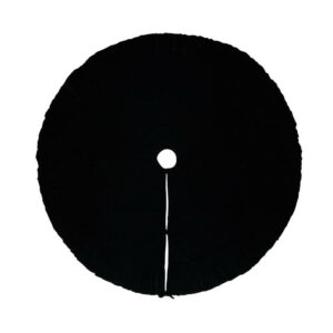 VICKERMAN PLUSH BLACK VELVET TREE SKIRT