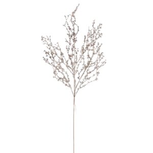 36" CHAMPAGNE METALLIC TWIG BERRY SPRAY