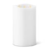 9.75" WHITE WAX LUMINARA 3-FLAME INDOOR PILLAR CANDLE