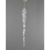 9" CLEAR PEARL ACRYLIC ICICLE ORNAMENT