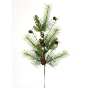 27" HEMLOCK MIXED PINE WITH CONES SPRAY
