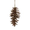 8.5" GOLD GLITTERED SHATTERPROOF PINECONE ORNAMENT