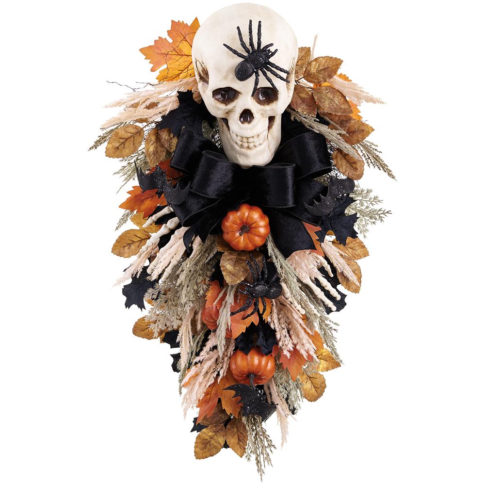 32" SKULL/ SKELETON/ PUMPKIN DOOR SWAG