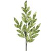 30" APPLE GREEN GLITTER LAUREL LEAF SPRAY