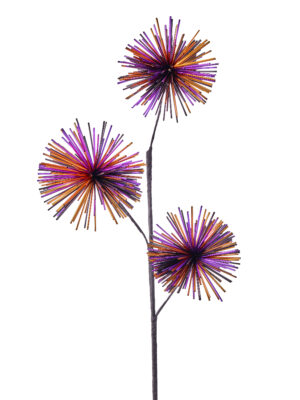 28" METALLIC HALLOWEEN BURST SPRAY