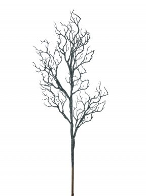 48" BLACK GLITTER HALLOWEEN BRANCH