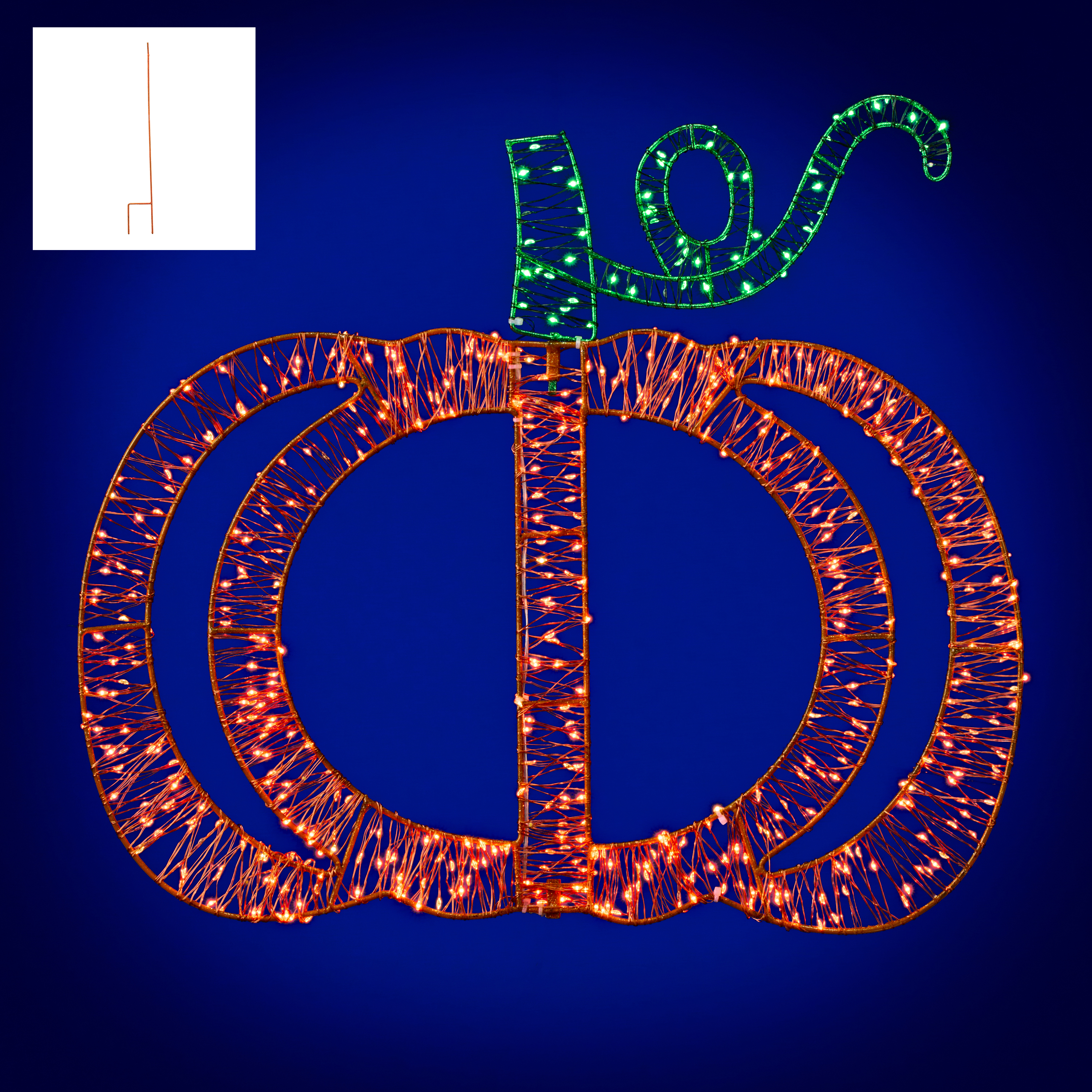 20"x24" MICRO LED OUTDOOR UL PUMPKIN