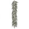 6' BLUE/GREEN FOREST SPRUCE WITH CONES GARLAND