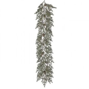 6' BLUE/GREEN FOREST SPRUCE WITH CONES GARLAND