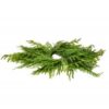 24" REAL TOUCH CEDAR/ NORFOLK PINE CENTERPIECE