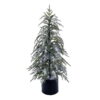 FROSTED NORFOLK PINE POTTED TREE - UNLIT