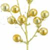 26" GOLD/ GOLD STEM SHATTERPROOF BALL SPRAY