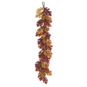 50" FALL OAK LEAVES GARLAND